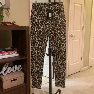 Animal print pant